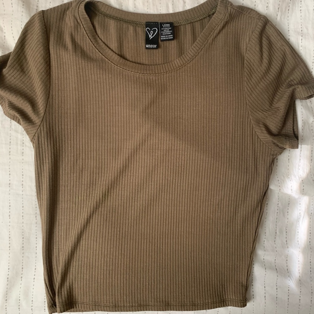 green ripped t shirt